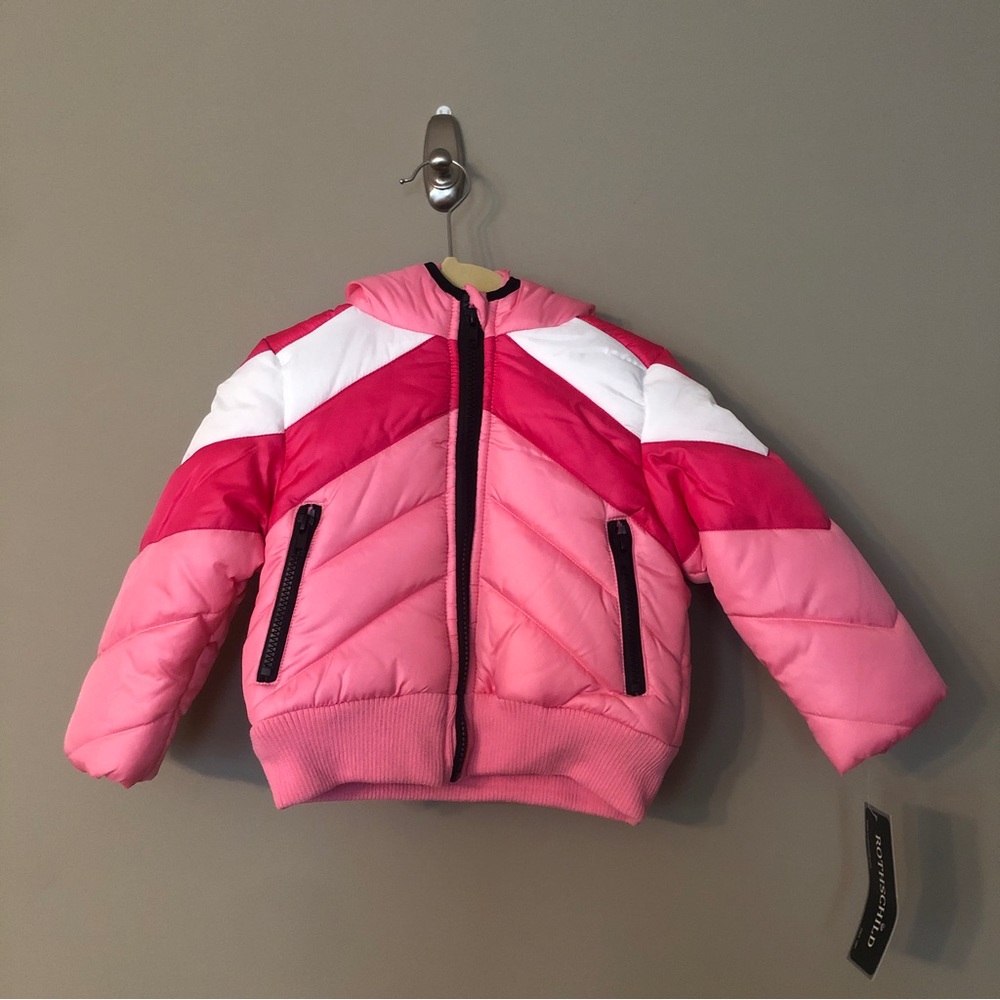 🆕NWT Rothschild Candy Pink Colorblock Bomber size 24 months
